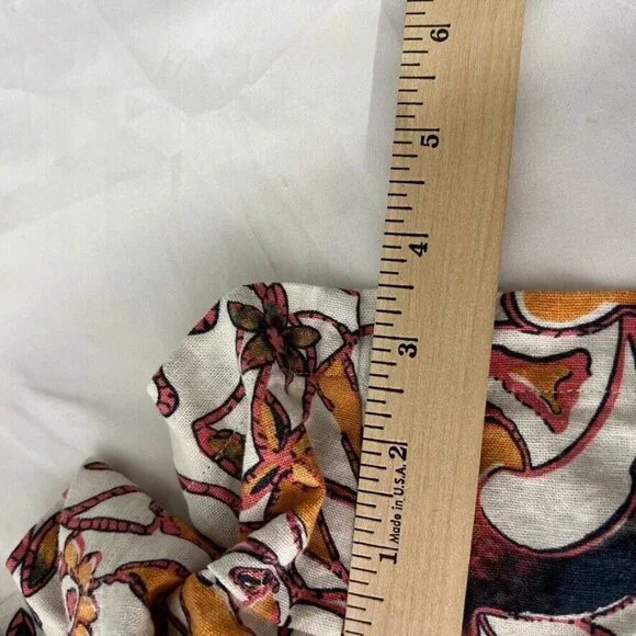 House Of Harlow 1960 Linen Blend Floral Print Sleeveless Romper Size 6 Women - Picture 11 of 12